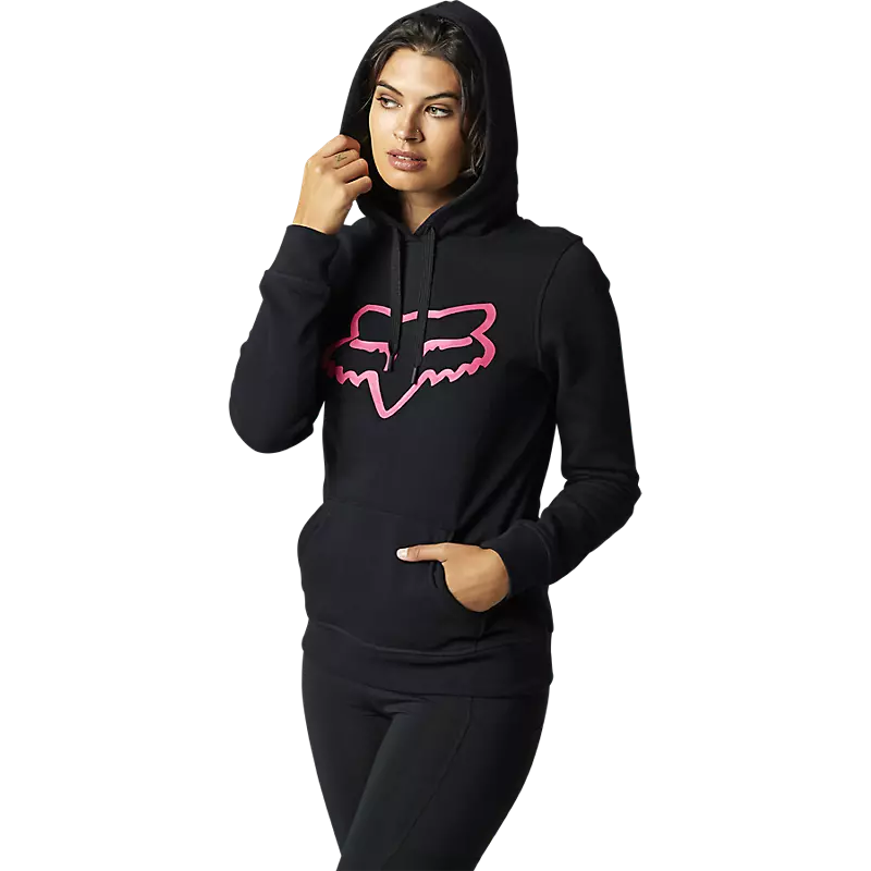 Fox Racing Womens Boundary Black/Pink Pullover Hoodie 5 Fox Racing Womens Boundary Black/Pink Pullover Hoodie - Image 5