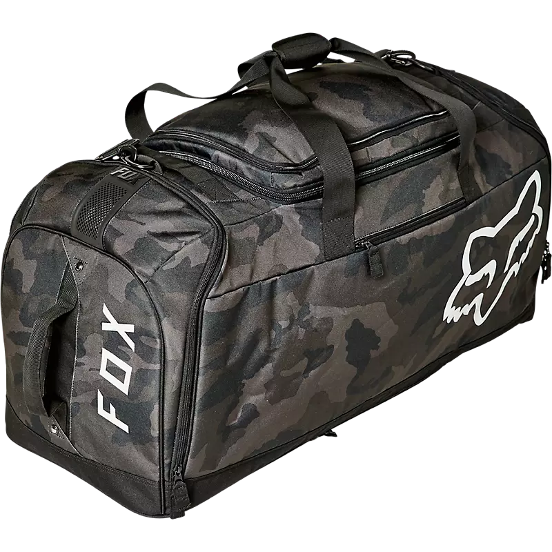 Fox Racing Podium Black Camo Duffle Gear Bag 1 Fox Racing Podium Black Camo Duffle Gear Bag