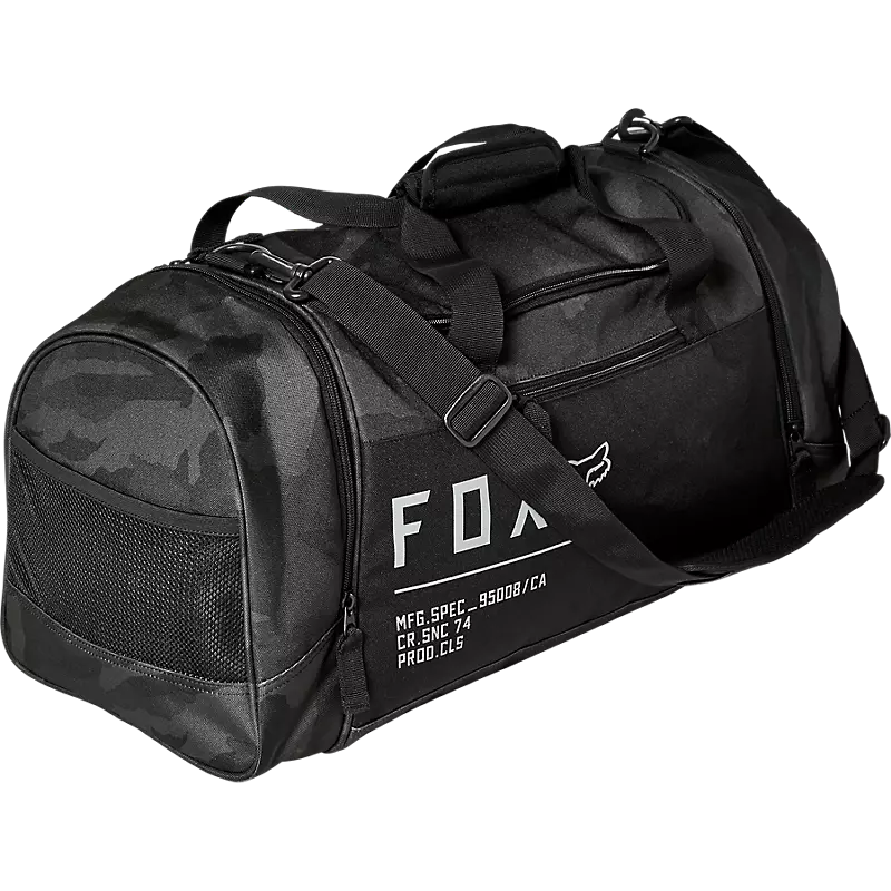 Fox Racing 180 Black Camo Duffle Gear Bag 2 Fox Racing 180 Black Camo Duffle Gear Bag - Image 2