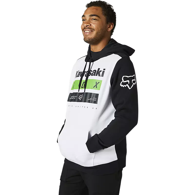 Fox Racing Kawi Stripes Pullover Hoodie 3 Fox Racing Kawi Stripes Pullover Hoodie - Image 3