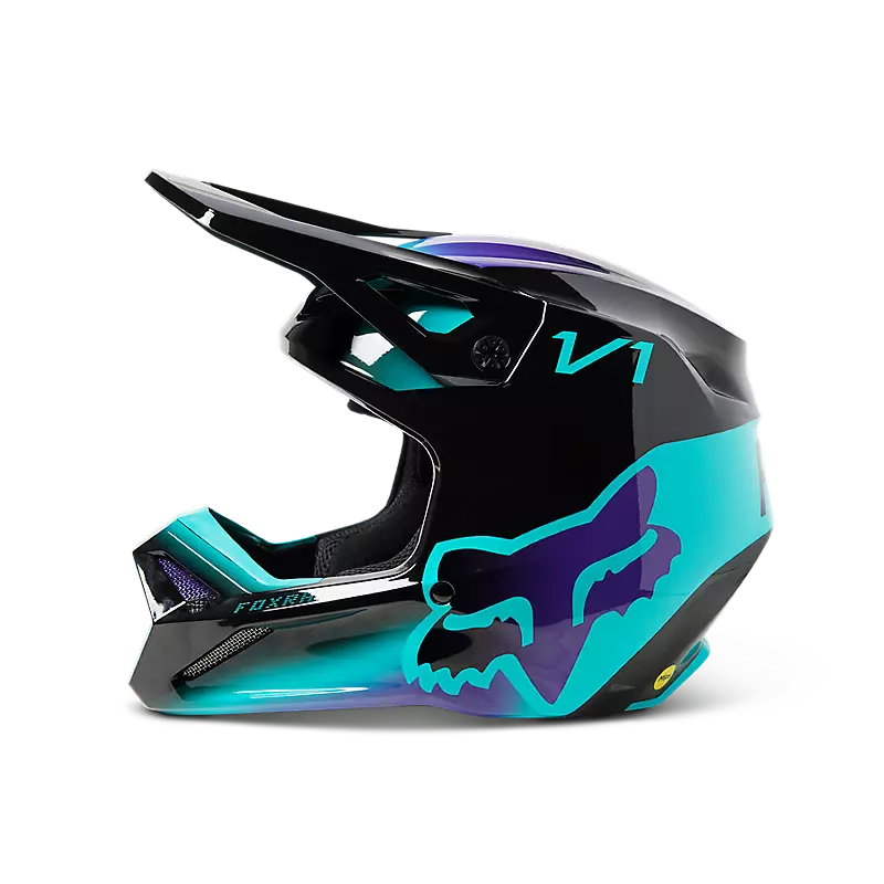 Fox Racing Youth V1 Toxsyk Helmet 2 Fox Racing Youth V1 Toxsyk Helmet - Image 2
