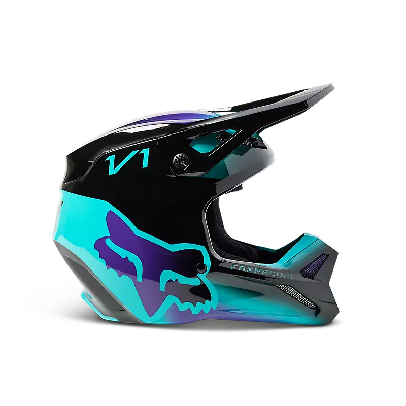 Fox Racing Youth V1 Toxsyk Helmet 3 Fox Racing Youth V1 Toxsyk Helmet - Image 3
