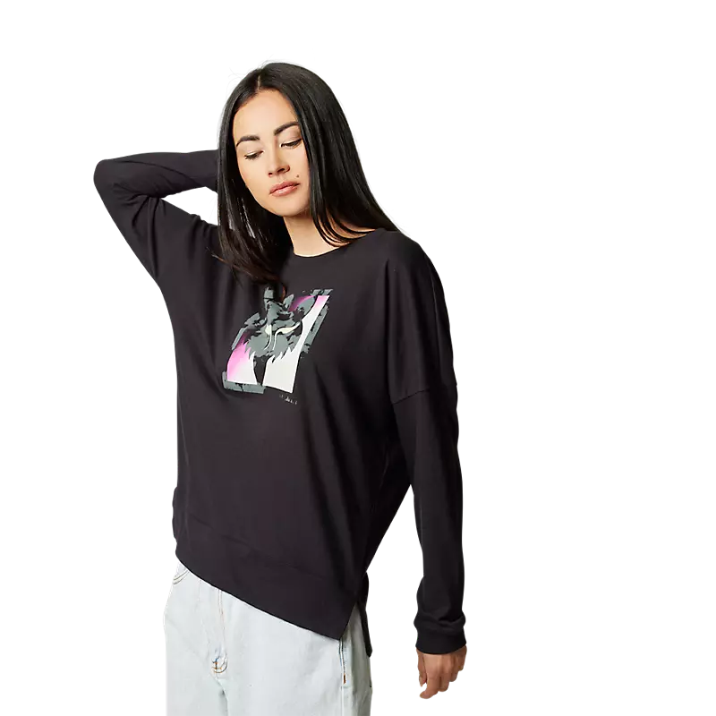Fox Racing Womens Detonate Long Sleeve Knit Tee 2 Fox Racing Womens Detonate Long Sleeve Knit Tee - Image 2