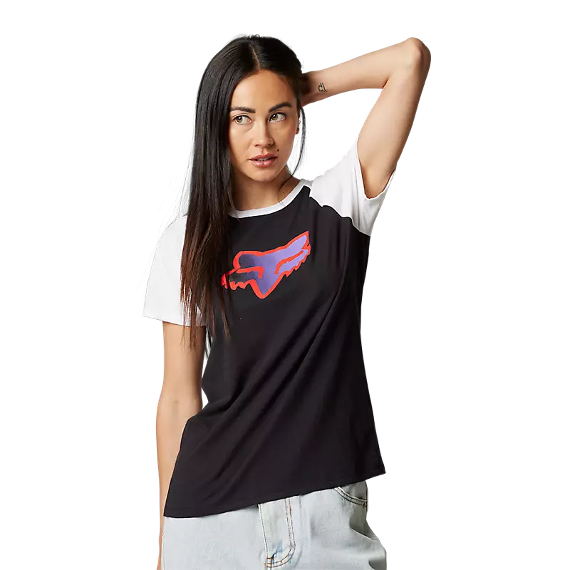 Fox Racing Womens Fgmnt Raglan Tee 1 Fox Racing Womens Fgmnt Raglan Tee