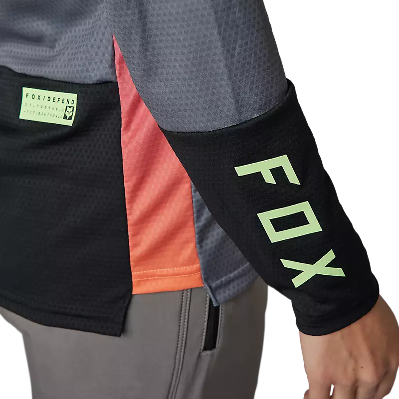 Fox Racing Womens Defend Race Long Sleeve Jersey 4 Fox Racing Womens Defend Race Long Sleeve Jersey - Image 4